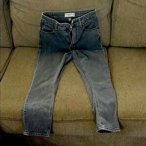 A & F gray jeans